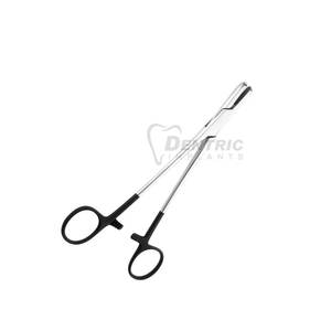 Soporte de aguja quirúrgico manual de agarre mejorado Fórceps de acero inoxidable con mordazas de carburo de tungsteno para sujetar agujas seguras - Product Image 3