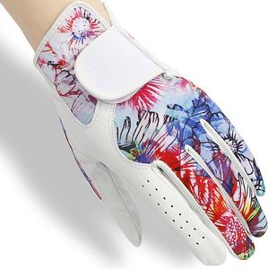 Guantes de Golf de Cuero Cabretta Suaves a Todo Color, Suministro Directo de Fábrica, con Logotipo Personalizado, Transpirables y Duraderos, en Venta - Product Image 4