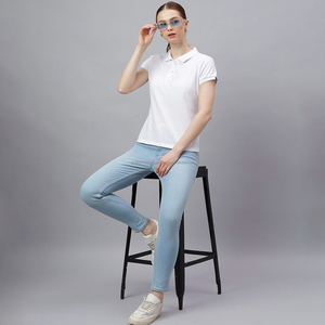 Camisetas Polo de Golf sin Mangas con Cuello en V de Poliéster y Elastano para Mujer, con Logotipo Personalizado Fit2Fight, Impresión o Bordado - Product Image 6