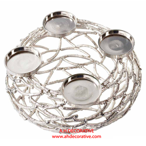 Elegant Designing Aluminum Antique <b>Gold</b> Finished High Quality <b>Decorating</b> Handmade T Light Candle Holder Stand Custom <b>Decor</b> - Product Image 6