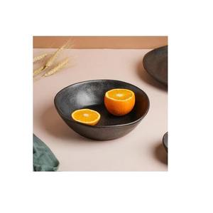 Tazón para servir de mármol negro de diseño antiguo puro de una sola pieza con diseño y calidad únicos al precio más bajo - Product Image 1