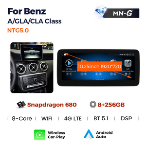 Lecteur vidéo tactile Android MEKEDE 1920*720P Qualcomm 680, autoradio stéréo, caméra <span class=keywords><strong>de</strong></span> <span class=keywords><strong>recul</strong></span> pour <span class=keywords><strong>Mercedes</strong></span> Benz <span class=keywords><strong>Classe</strong></span> A/GLA/CLA - Product Image 3