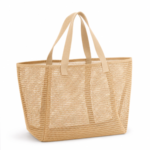 Mesh <b>Beach</b> Tote <b>Bag</b> Large Capacity Summer Outdoor Travel Shoulder <b>Bag</b> for <b>Women</b> - Product Image 1