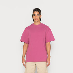 Impresión de logotipo personalizado Hombres Profesional 2025 Material de poliéster Medias mangas Camiseta de gran tamaño para hombres - Product Image 1