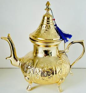 custom made brass <b>tea</b> pots ideal for chai and <b>tea</b> supply stores for resale ideal for home decoration - Product Image 2