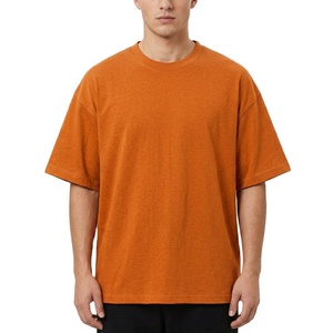 100% Cotton Men's Blank Front Regular Fit <b>Plain</b> <b>Tshirts</b> Wholesale 230gsm Breathable Casual Tees Custom Unisex Jersey shirt - Product Image 1