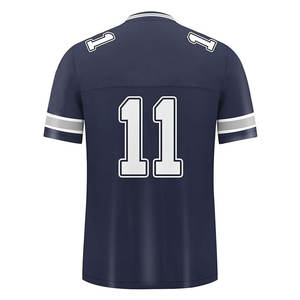 Customized High Quality Breathable American Football <b>Fan</b> Jersey with Short Sleeves Wholesale Price American Football Wear - Product Image 2