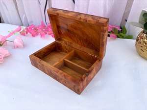 Nautical Decorative Jewelry <b>Box</b> Wood Burl Keepsake <b>Box</b> Wood Burl Jewellery Storage Small Keepsake <b>Box</b> home <b>gift</b> - Product Image 6