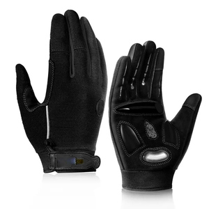 Cómodos guantes de ciclismo con almohadilla de gel para hombre, guantes de ciclismo de montaña y carretera, correa de muñeca ajustable para deportes al aire libre - Product Image 2