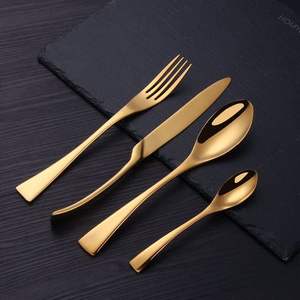 Juego de cubiertos de metal de acero inoxidable pulido de diseño perfecto para exhibir un estilo de vida de lujo durante cenas festivas - Product Image 4