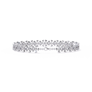 Fabulous 18K <b>Gold</b> Lab Grown Diamond Bracelet & <b>Bangle</b> - Product Image 6