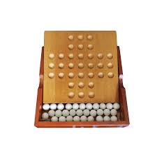 Jeu de solitaire en bois traditionnel fait à la main pour enfants Design unique avec combinaison de 2 bois pour les saisons d'hiver et d'été - Product Image 2