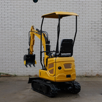 Remorque de transport pour mini-excavatrice de 1 tonne avec moteur importé, fournisseur avec assurance commerciale