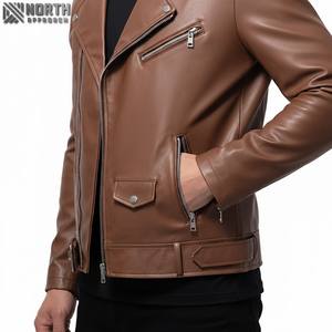 Veste de haute qualité en cuir 100% véritable veste en cuir du Pakistan Racer Bomber Jacket Custom - Product Image 3