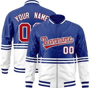 Veste universitaire OEM conception personnalisée veste Letterman manteau de baseball en cuir Streetwear veste bombardier universitaire pour hommes respirant - Product Image 1