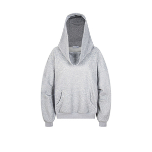 Sweat-shirt à capuche streetwear américain, logo personnalisé en strass, capuche surdimensionnée, unisexe, fermeture éclair intégrale, style rétro, sweat-shirts amples de haute qualité - Product Image 2