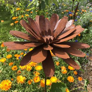 <b>Metal</b> garden <b>stakes</b> yard art supports for outdoor plants durable finish rust resistant weatherproof strong quality - Product Image 2