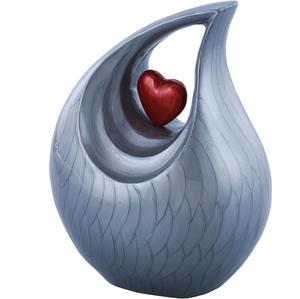 Heart of Love Urnas de cremación para adultos para cenizas humanas (Gris, Adulto) - Product Image 4