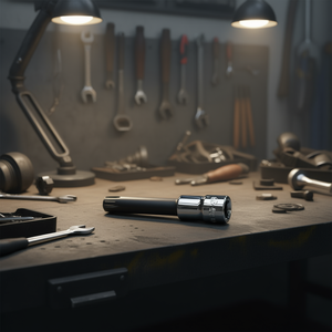 Llave con insertos pulidos cromados de 1/2 pulgada con accionamiento cuadrado hembra para tornillos de cabeza hexagonal - Product Image 3