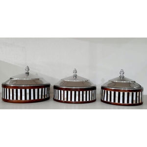 Casserole en bois Pots Buffet chauffe-aliments plat de service des aliments maison vaisselle pots chauds pour hôtel et Restaurant équipement Pots - Product Image 3