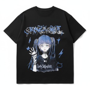 New Arrival Anime Graphic Layered Tee Oversized Drop Shoulder Premium Streetwear Manufacturer - Product Image 5