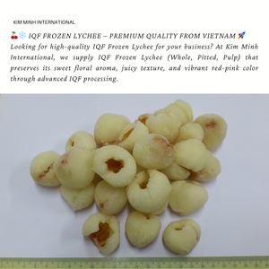 Lychis congelés IQF du Vietnam emballés en vrac saumure conservée-stockage 18C fruits de qualité supérieure pour votre commodité - Product Image 3