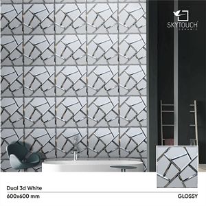 Carrelages de sol en céramique 60x120 Carreaux de salle de bain d'intérieur de grande taille en porcelaine de marbre gris émaillée résistant aux acides fabriqués - Product Image 4