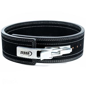 Cinturón de entrenamiento de gimnasio de levantamiento de potencia de piel de vaca de 10mm hecho a medida Palanca DE SEGURIDAD DE Fitness para entrenamiento con pesas y levantamiento de pesas - Product Image 3