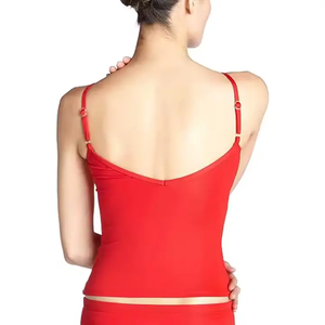 Débardeurs en dentelle sans manches pour femmes en gros, 100% coton, décontractés, fitness, tricot fin - Product Image 5