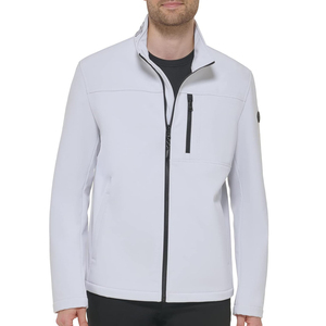 เสื้อแจ็คเก็ตมอเตอร์ไซค์ผู้ชายแบบ Softshell ราคาโรงงาน ปี 2026 ผลิตตามสั่ง คอตั้ง ปักโลโก้ด้านหน้า ระบายอากาศได้ดี สไตล์ไฮสตรีท สำหรับฤดูหนาว - Product Image 4