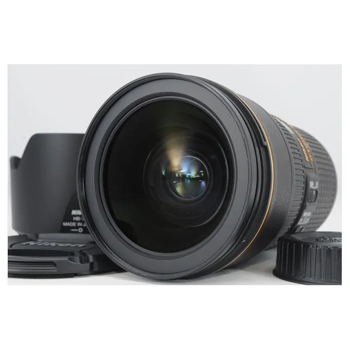 Hochwertiges gebrauchtes AF-S 24-70mm f 2.8E ED VR Nikon Kameraobjektiv