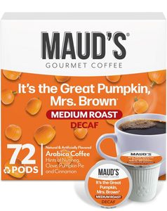 กาแฟเมล็ดเดี่ยวปรุงสำเร็จรสฟักทองสไปซ์แบบไม่มีคาเฟอีนของเมาด์ 72 ซอง กาแฟคั่วกลางในรูปแบบเมล็ดเดี่ยว – เมล็ดกาแฟอาราบิก้า 100% - Product Image 4