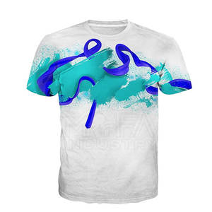 T-shirts imprimés par sublimation complète pour hommes T-shirts en tissu polyester personnalisés idéaux pour les promotions et l'image de marque - Product Image 1