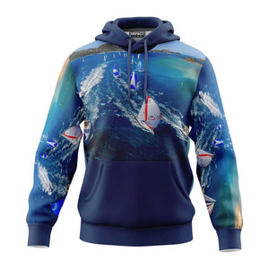 Custom Logo Cotton Reversible Pullover <b>Hoodie</b> <b>Lightweight</b> Men's Sports Team Design Full Print High Quality 3D - Product Image 4