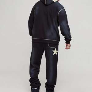 Chándal para Hombre con Lavado Ácido, Uso Casual y al Aire Libre, Producto de Alta Demanda, Chándal para Hombre con Lavado Ácido Teñido Liso, Servicio OEM - Product Image 2