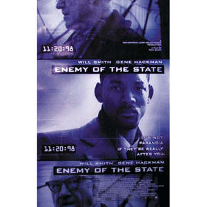 Modern Style Enemy of the State <b>Poster</b> Made of Paper for Wall Decor - Product Image 1