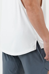 Débardeur de gymnastique en coton pour hommes Style streetwear matériau évacuant l'humidité chemise musculaire de marque privée OEM vêtements de fitness gilet Stringer - Product Image 4