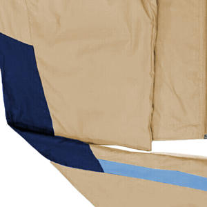 Coupe-vent d'hiver 2 pièces imperméable et respirant personnalisé pour hommes avec col montant en polyester et tissu en toile - Product Image 3