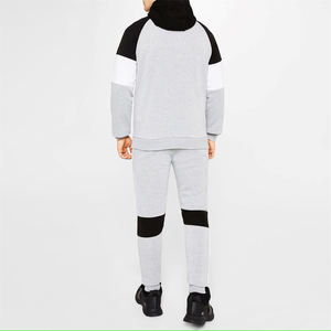 Survêtement d'hiver pour hommes en polaire épaisse à fermeture éclair Survêtements pour hommes à capuche décontractés + pantalon Survêtement pour hommes 2 pièces Vêtements de sport pour hommes - Product Image 5