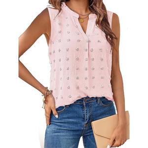 Blusas Holgadas Casuales Sólidas para Mujer, Moda 2024, Blusas y Camisas Extra Grandes Vintage de Verano para Mujer, Tops Elegantes para Mujer Joven - Product Image 4