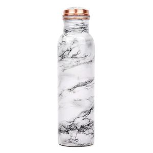 Elegant Eco-Friendly Copper Printed <b>Water</b> <b>Bottle</b> Luxury Crafts Stylish for Travel Office Decor Plastic Drinkware - Product Image 6