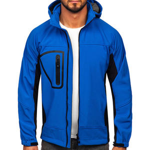 Parka d'extérieur design personnalisé OEM TPU, veste parka en polyester softshell imperméable contrecollée pour hommes veste Varsiti - Product Image 1