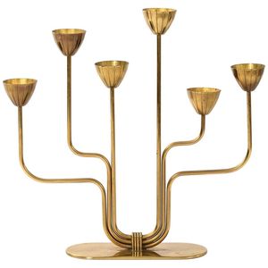 Classical Aluminium Eco-friendly Handmade Candle Stand for Home & Christmas Decor Indian Handicraft Export Brand - Product Image 4