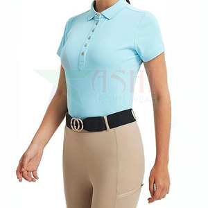 Camisa de Equitación para Mujer que Absorbe la Humedad, Elástica, Impermeable, Cortavientos, Profesional, para Competencia Ecuestre - Product Image 1