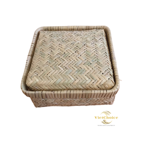 Precio personalizable, bolsa tejida de bambú, bolsa de regalo de material de ratán duradero para eventos, venta al por mayor, fabricante de Vietnam para muebles - Product Image 1