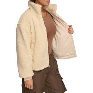 Sweat à capuche polaire uni tendance 2025, 100% coton, épais et chaud, avec emballage personnalisé - Product Image 3