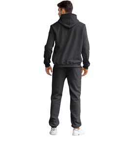 Conjunto Deportivo de 2 Piezas para Hombre, Transpirable, Ecológico, de Poliéster, Informal, para Invierno, con Cierre de Cordón y Cuello en V, Peso Medio - Product Image 3