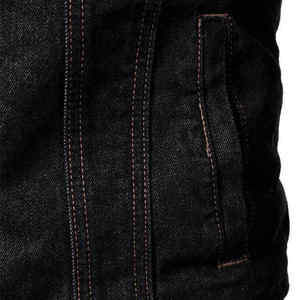 Chaqueta vaquera de invierno extragrande para hombre, abrigo de mezclilla azul con forro de sherpa grueso para uso diario, estilo urbano, abrigo informal cálido - Product Image 5