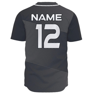 Maillots de baseball à manches courtes en polyester respirant 100% OEM, vente en gros, impression par transfert thermique, logo personnalisé - Product Image 4