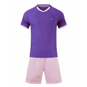 Uniforme de Fútbol Corto, Ligero, Transpirable y de Secado Rápido para Hombre, para Clubes Deportivos, Equipos Profesionales, Entrenamiento y Partidos de Competición, 100% - Product Image 1